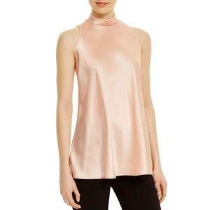 Lafayette 148 Natural Tyson Sleeveless Silk Blouse